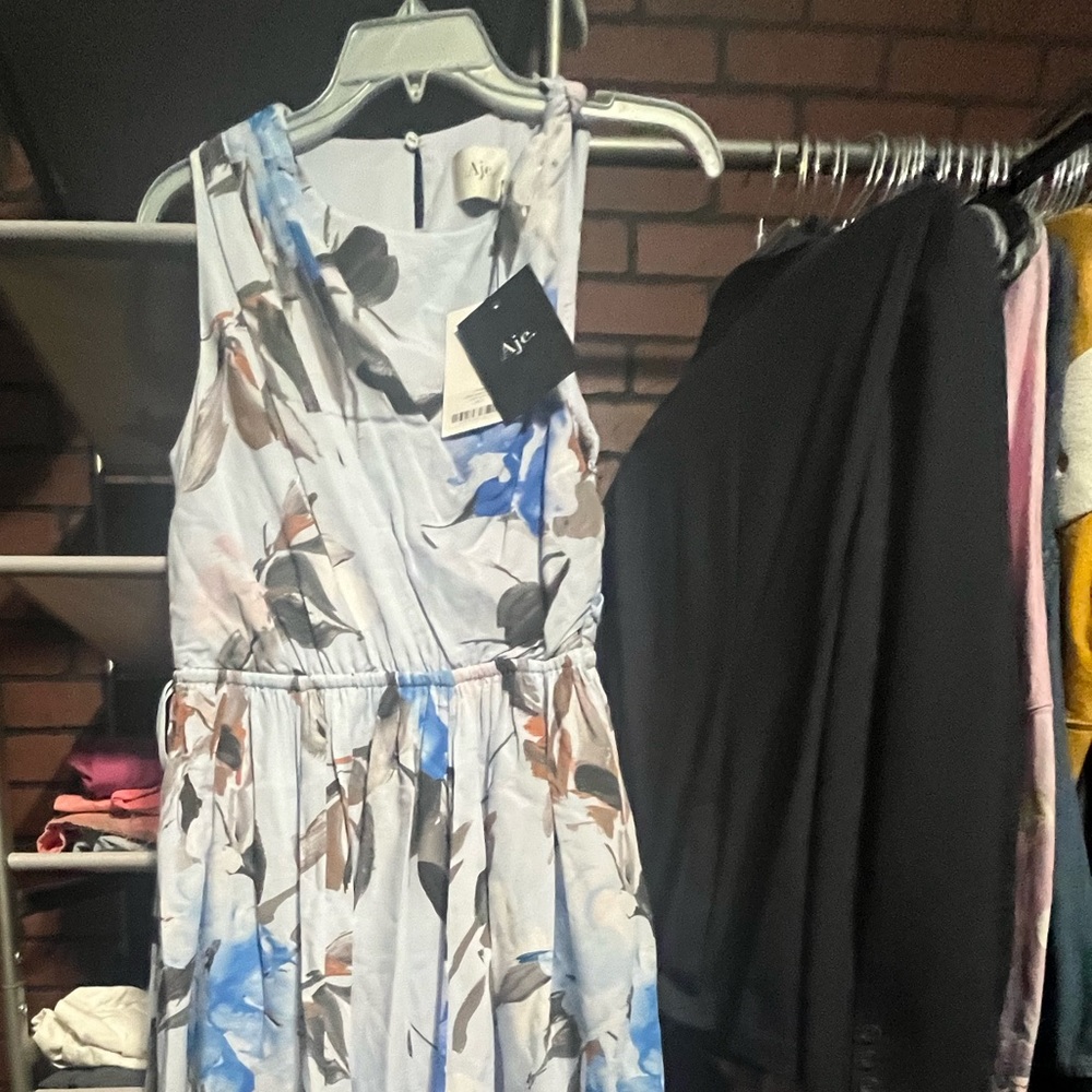 NWT Aje Untamed Midi Dress size ten